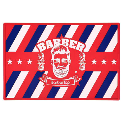 BARBER TOP  Tool Mat - 45cm x 30cm  RED