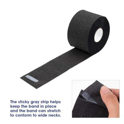 Neck Roll Strip Pack of 5 Black - Image 2